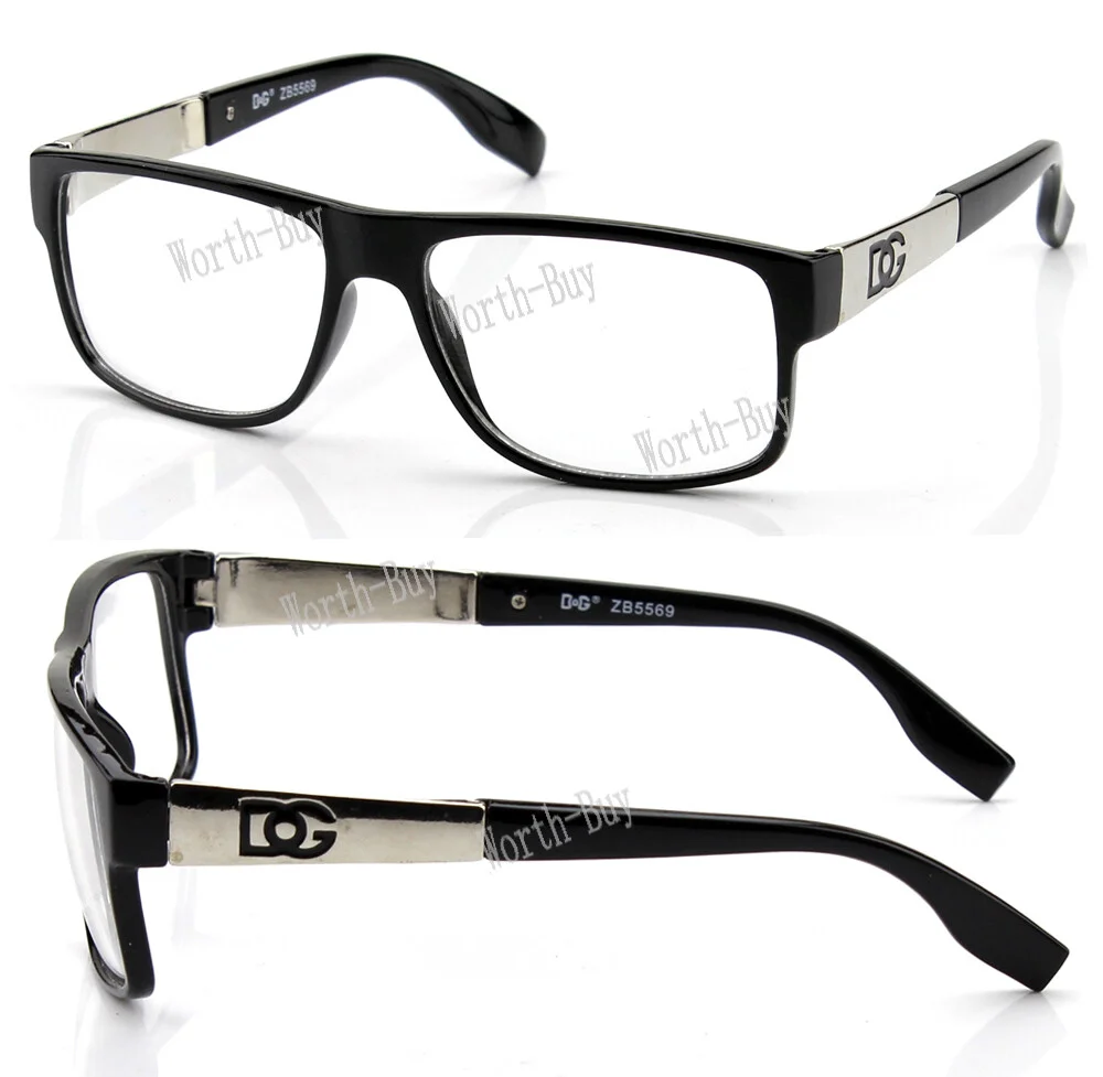 Fashion Acetate Eyeglass Frames Square Glasses Brown Retro Eyewear 48 23-148mm 4