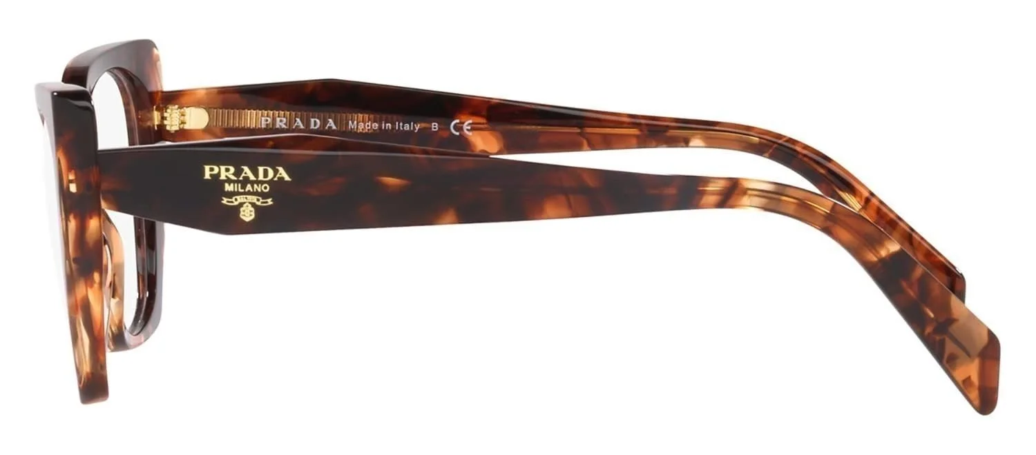 Prada PR 18WV 07R1O1 52mm Caramel Tortoise Fashion Eyeglasses 2