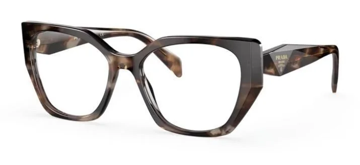 Prada PR 18WV 07R1O1 54mm Caramel Tortoise Plastic Fashion Eyeglasses